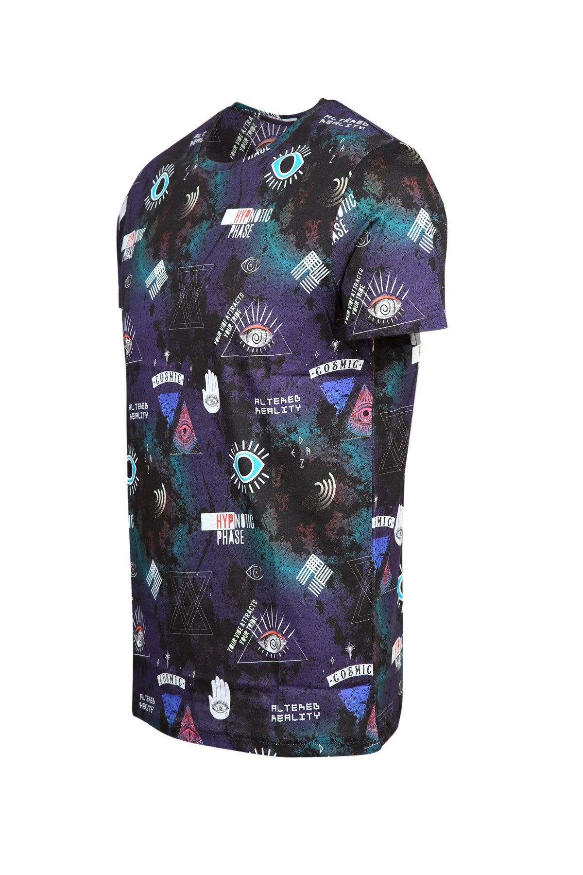 JOHN FRANK BASKILI DİJİTAL T-SHIRT MULTICOLOR