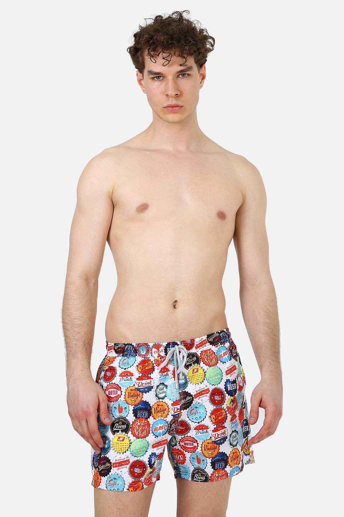 JOHN FRANK ALL OVER MAYO ŞORT MULTICOLOR