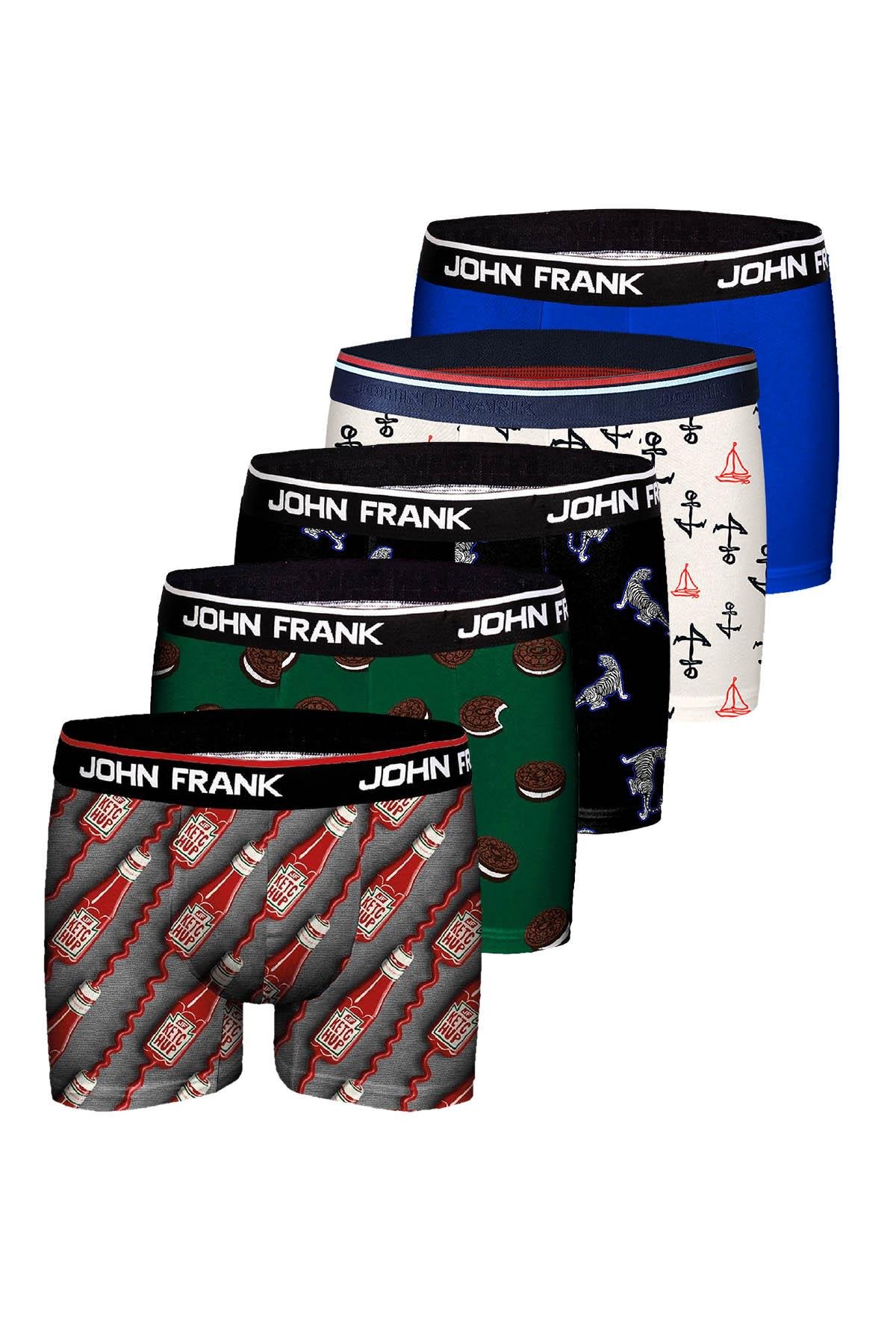 JOHN FRANK BEŞLİ MIX BOXER