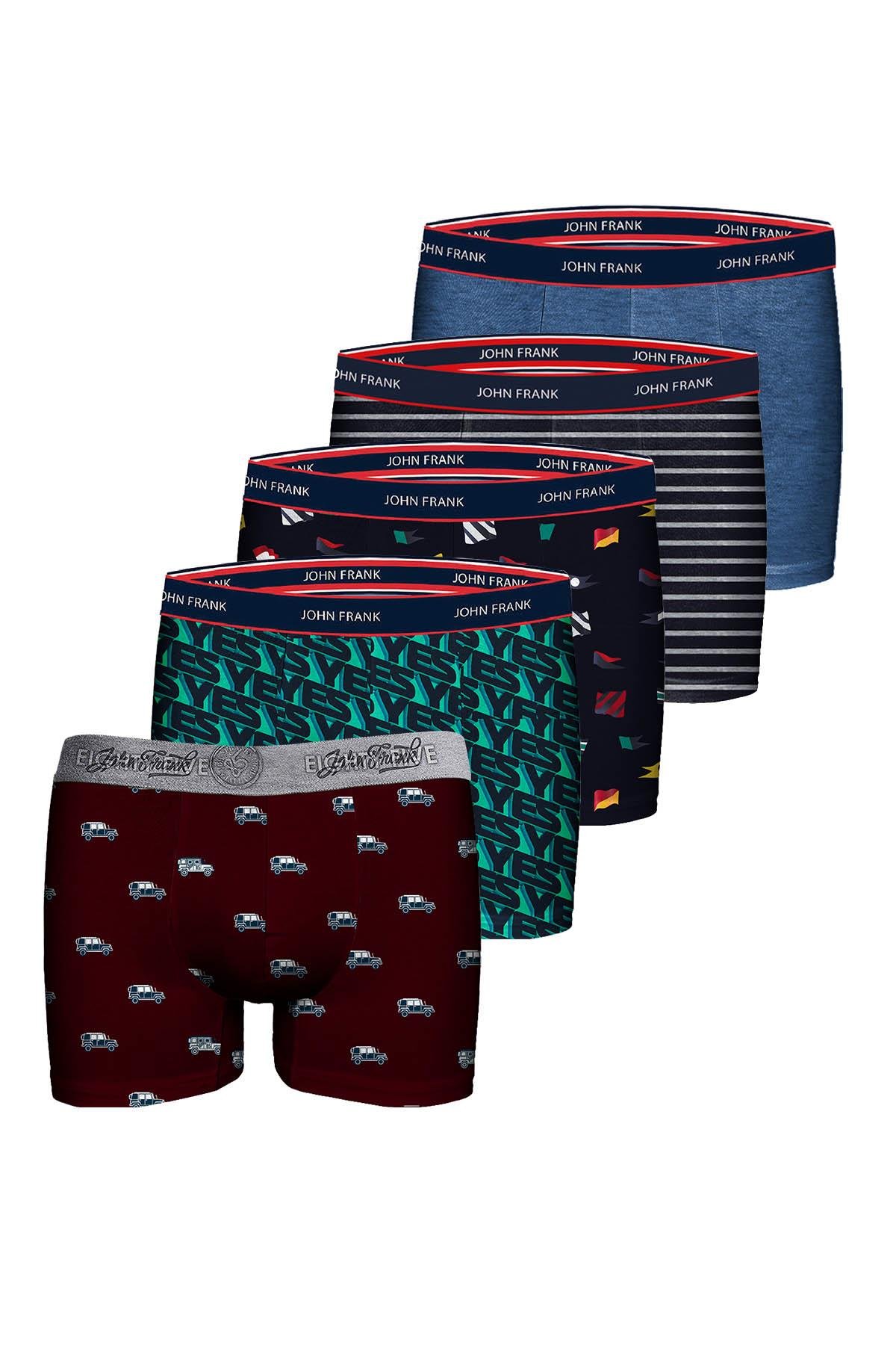 JOHN FRANK BEŞLİ MIX BOXER