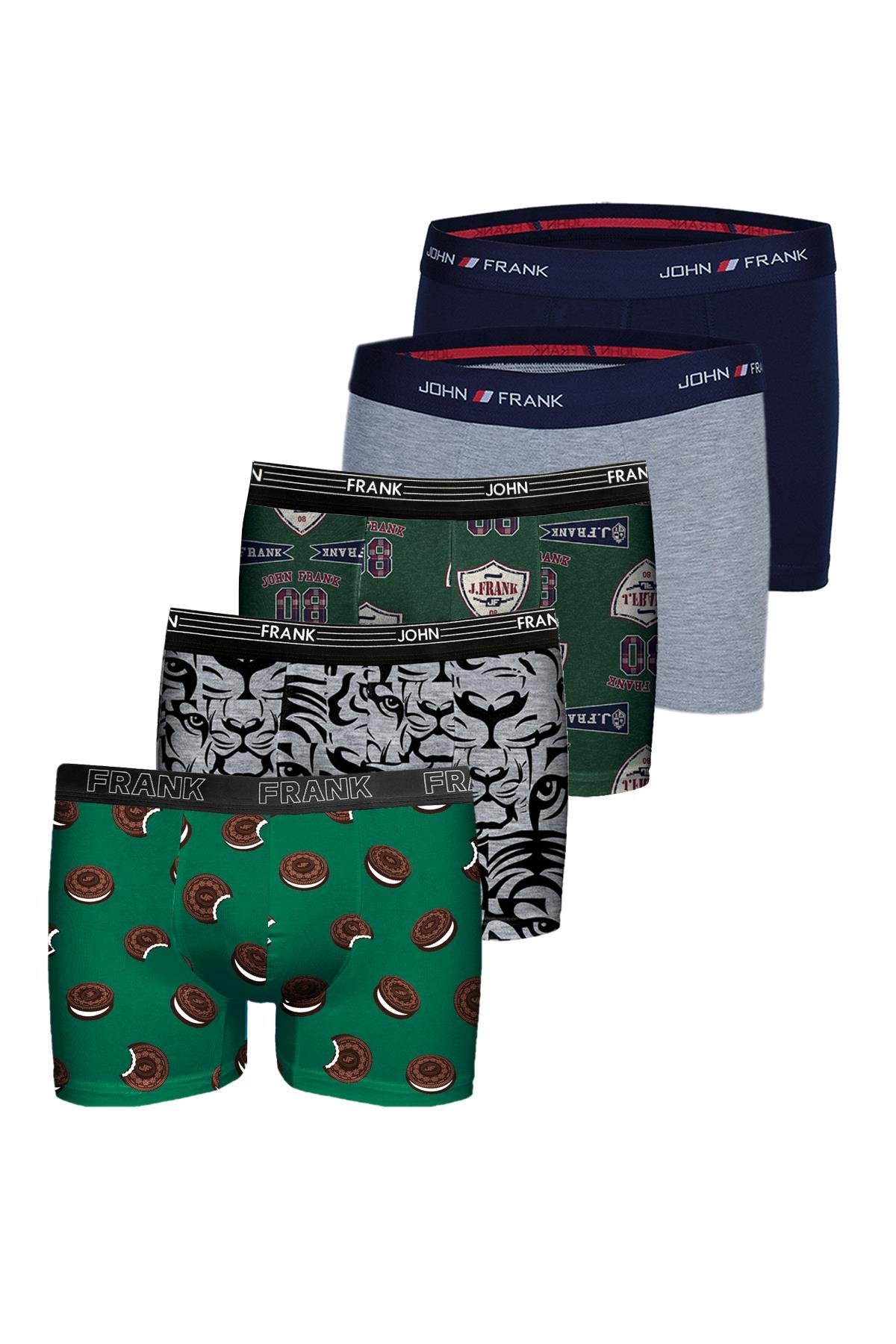 JOHN FRANK BEŞLİ MIX BOXER