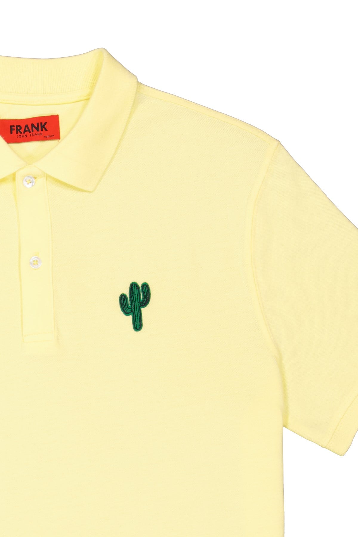 JOHN FRANK IDENTITY POLO T-SHIRT ACIK SARI