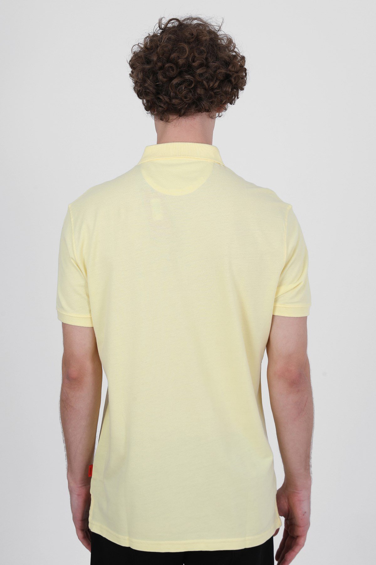 JOHN FRANK IDENTITY POLO T-SHIRT ACIK SARI