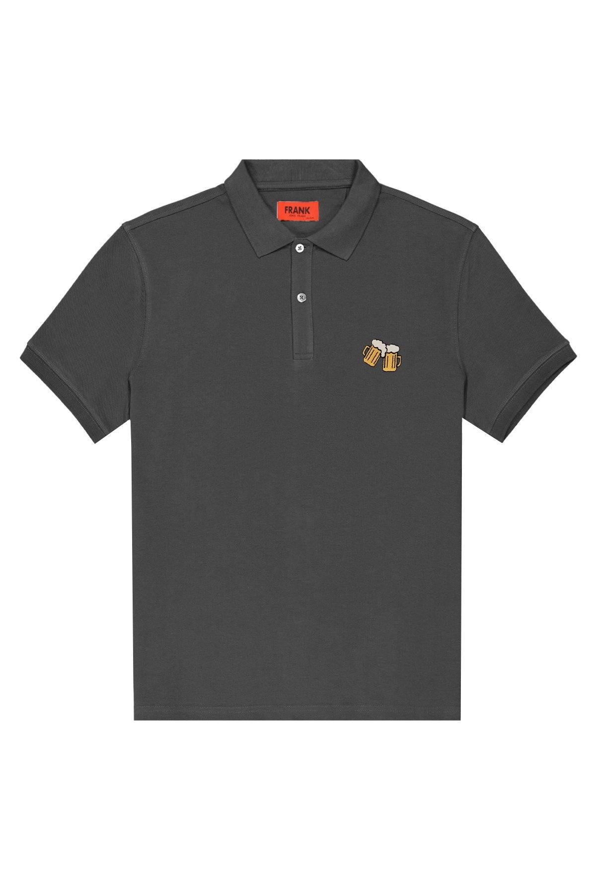JOHN FRANK IDENTITY POLO T-SHIRT ANTRASİT