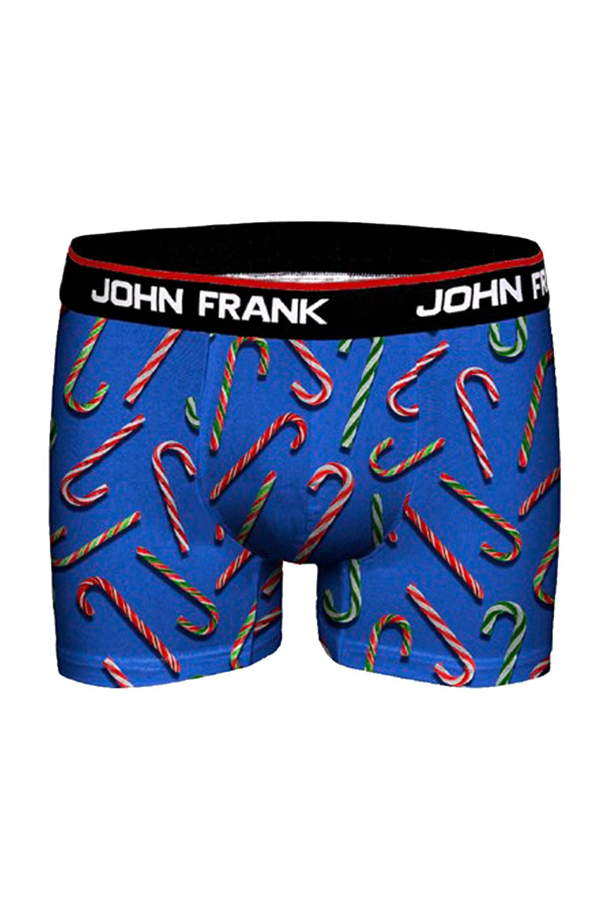 John Frank Christmas Candy Cane Boxer