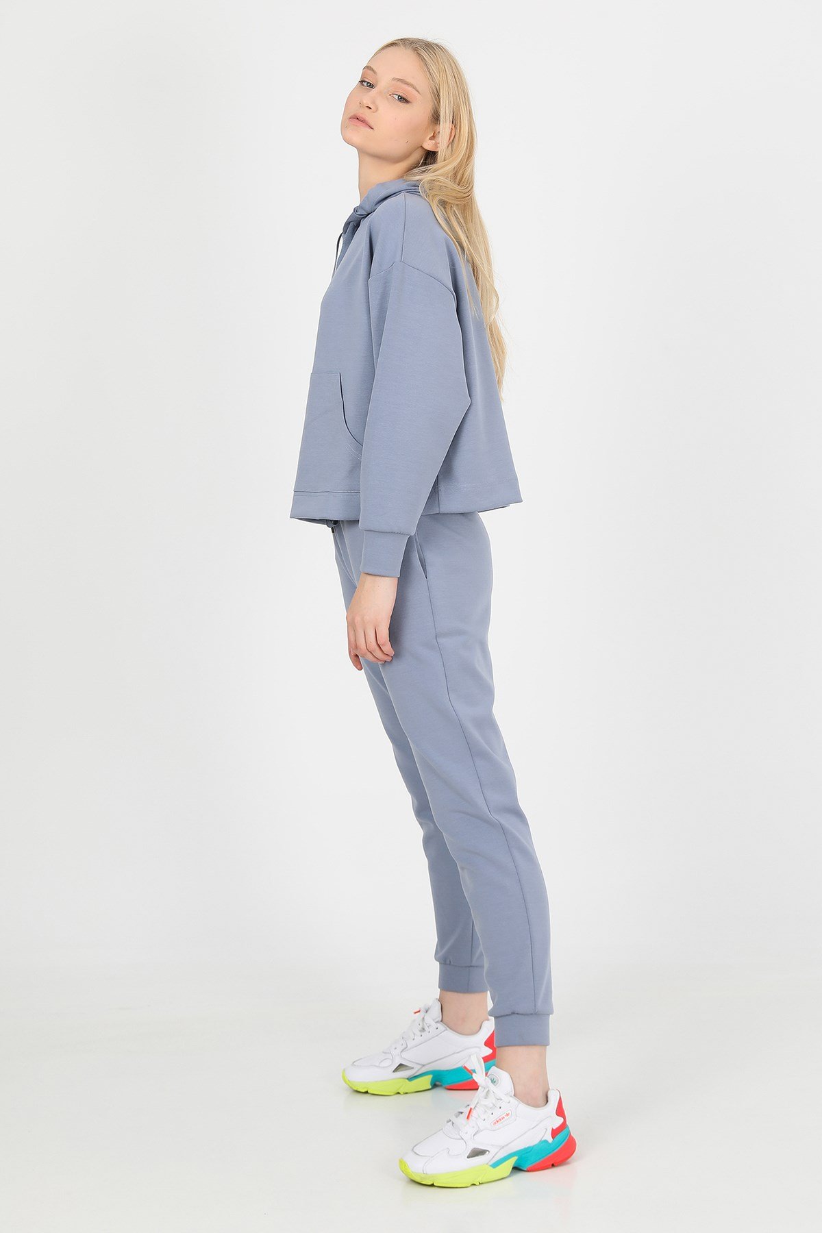 JOHN FRANK WOMAN SPORTS&LOUNGEWEAR JOGGING ACIK MAVI