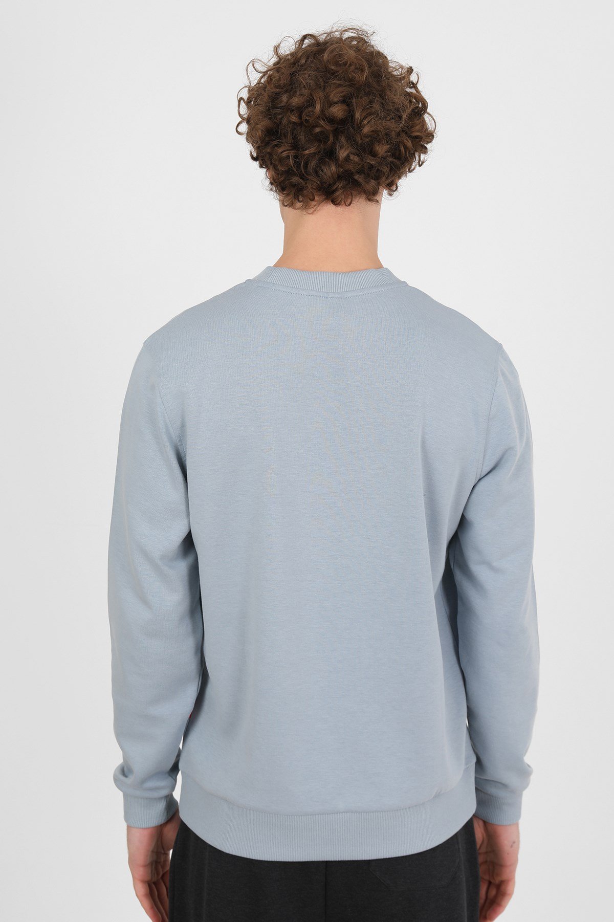 JOHN FRANK COOL SWEATSHIRT ACIK MAVI