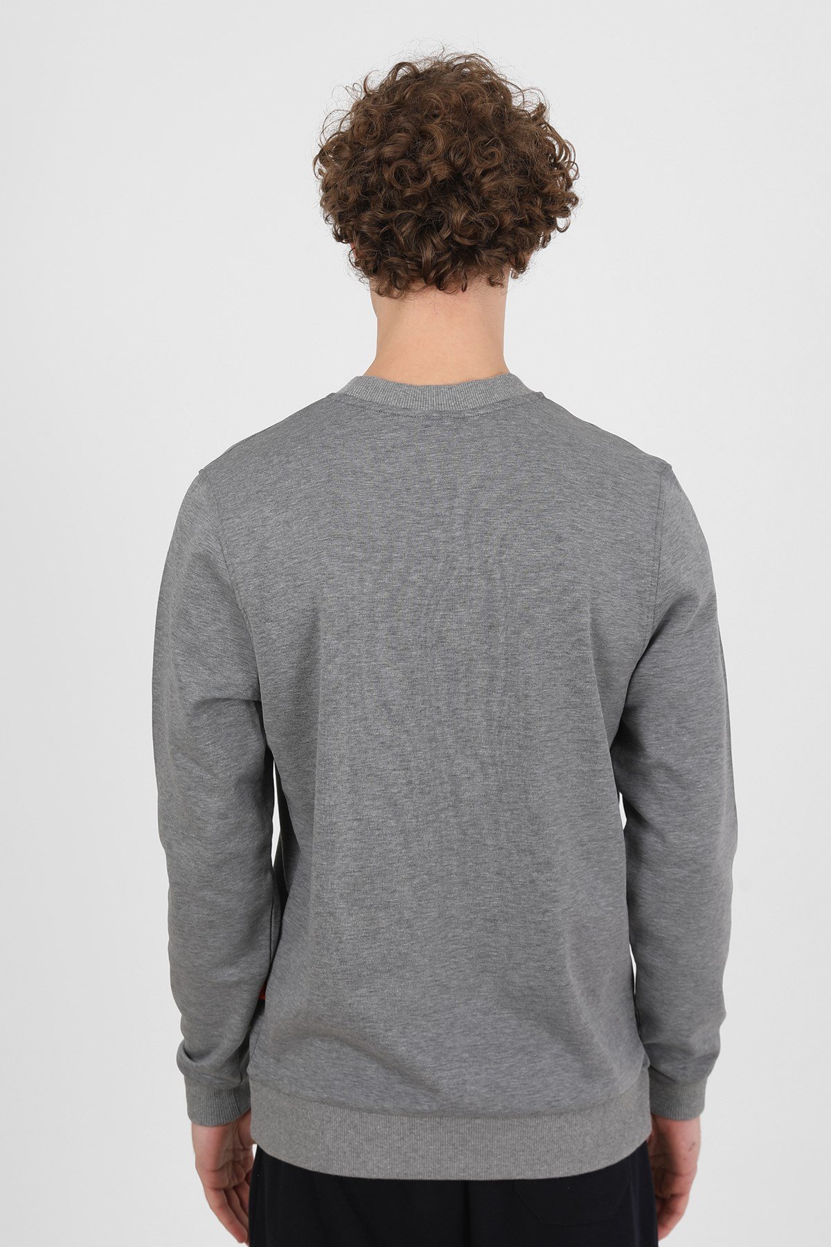 JOHN FRANK COOL SWEATSHIRT GRİ MELANJ