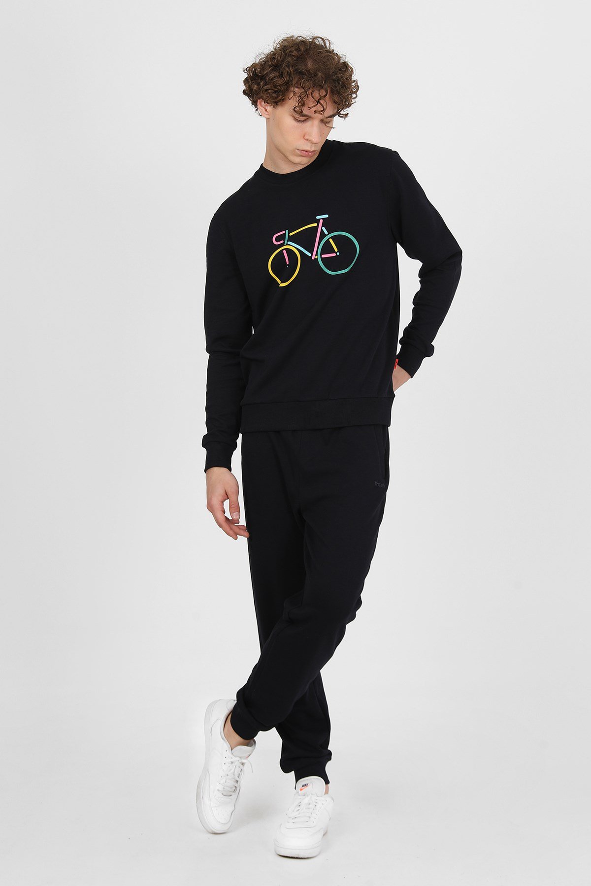 JOHN FRANK COOL SWEATSHIRT LACİVERT