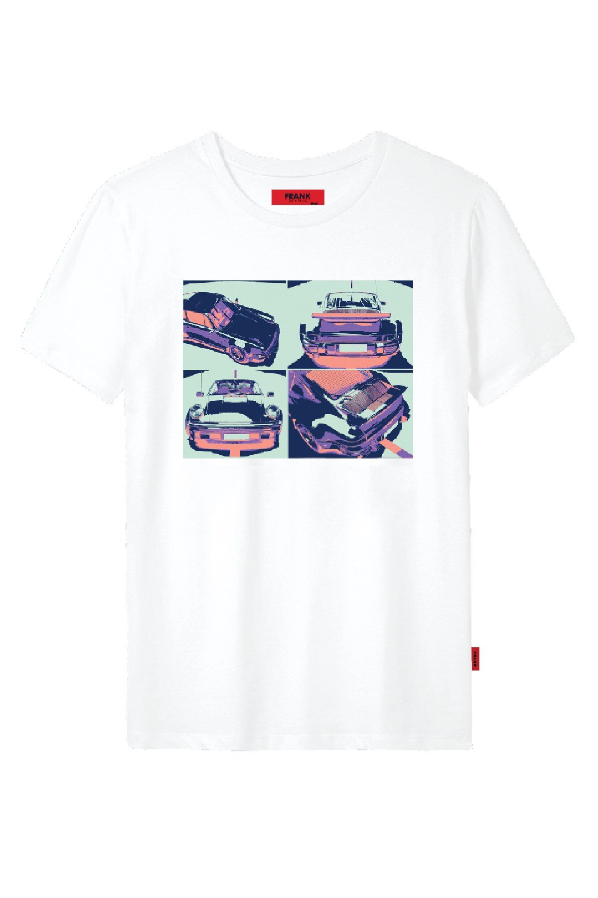 JOHN FRANK COOL T-SHIRT BEYAZ