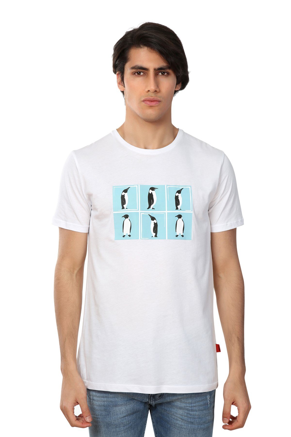 JOHN FRANK COOL T-SHIRT BEYAZ