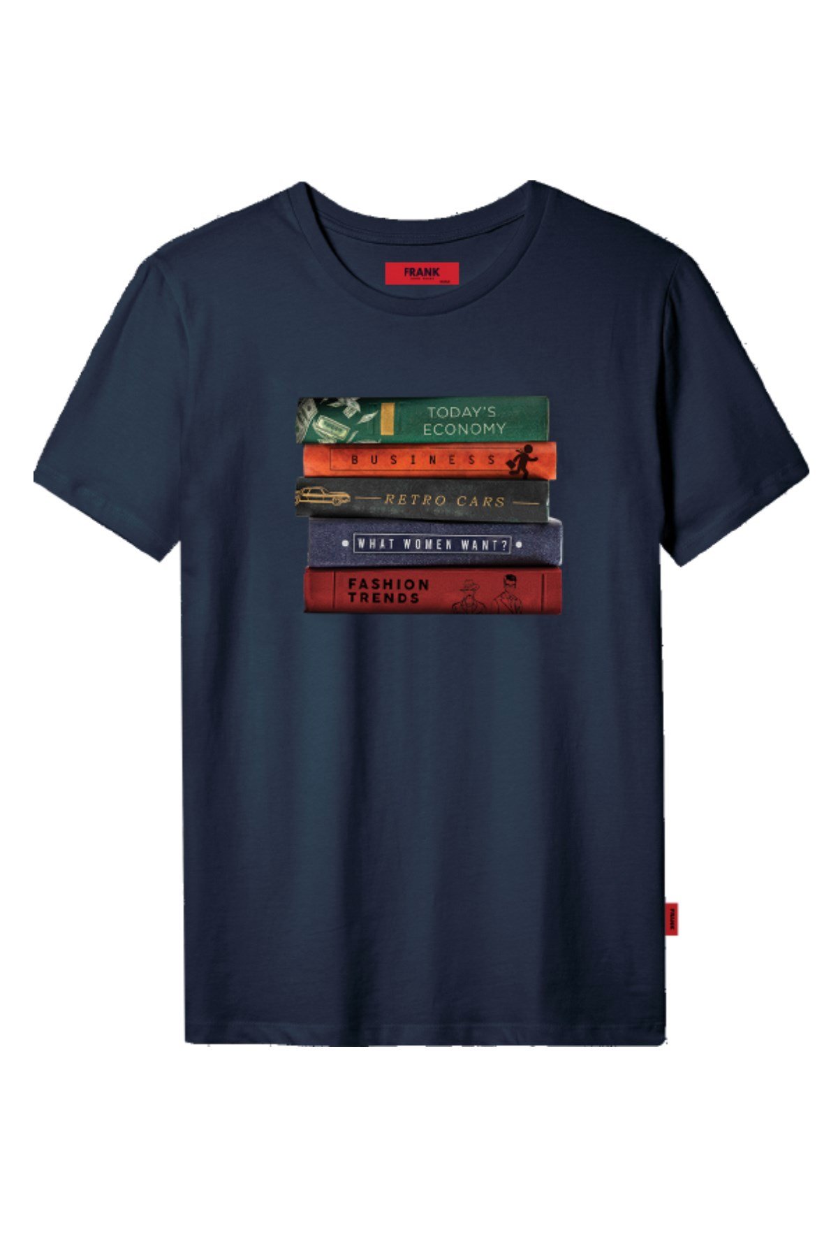 JOHN FRANK COOL T-SHIRT LACİVERT