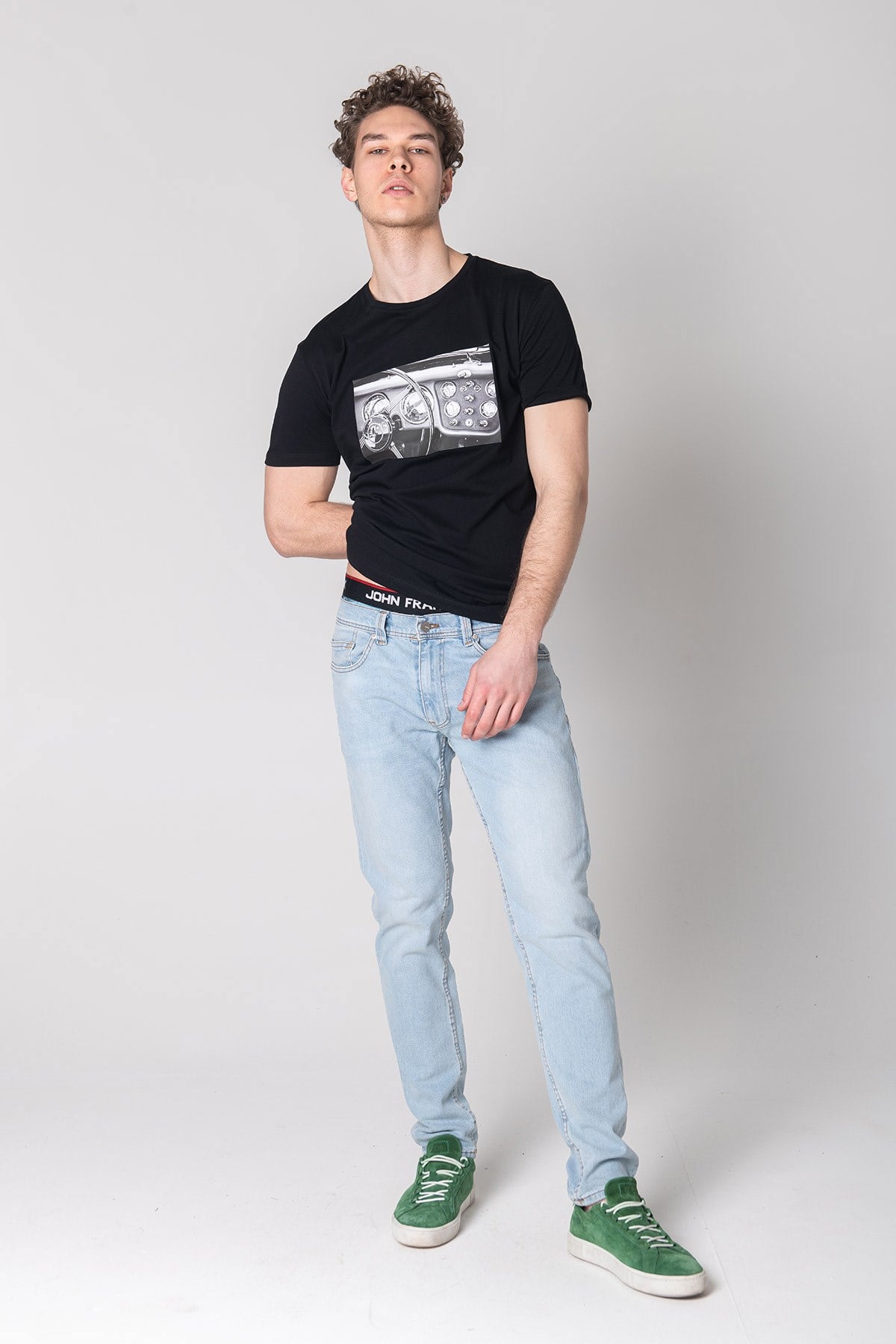 JOHN FRANK COOL T-SHIRT MULTICOLOR