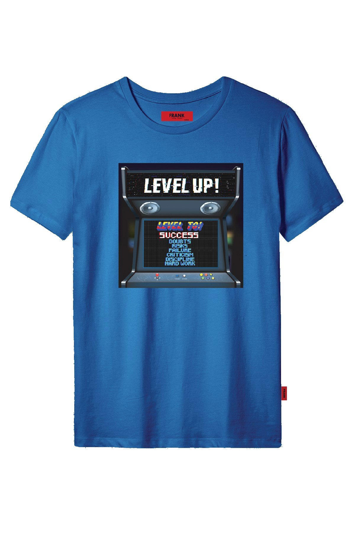JOHN FRANK COOL T-SHIRT SAKS MAVİ