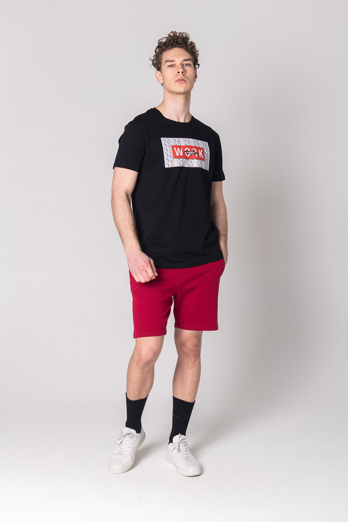 JOHN FRANK COOL T-SHIRT SİYAH