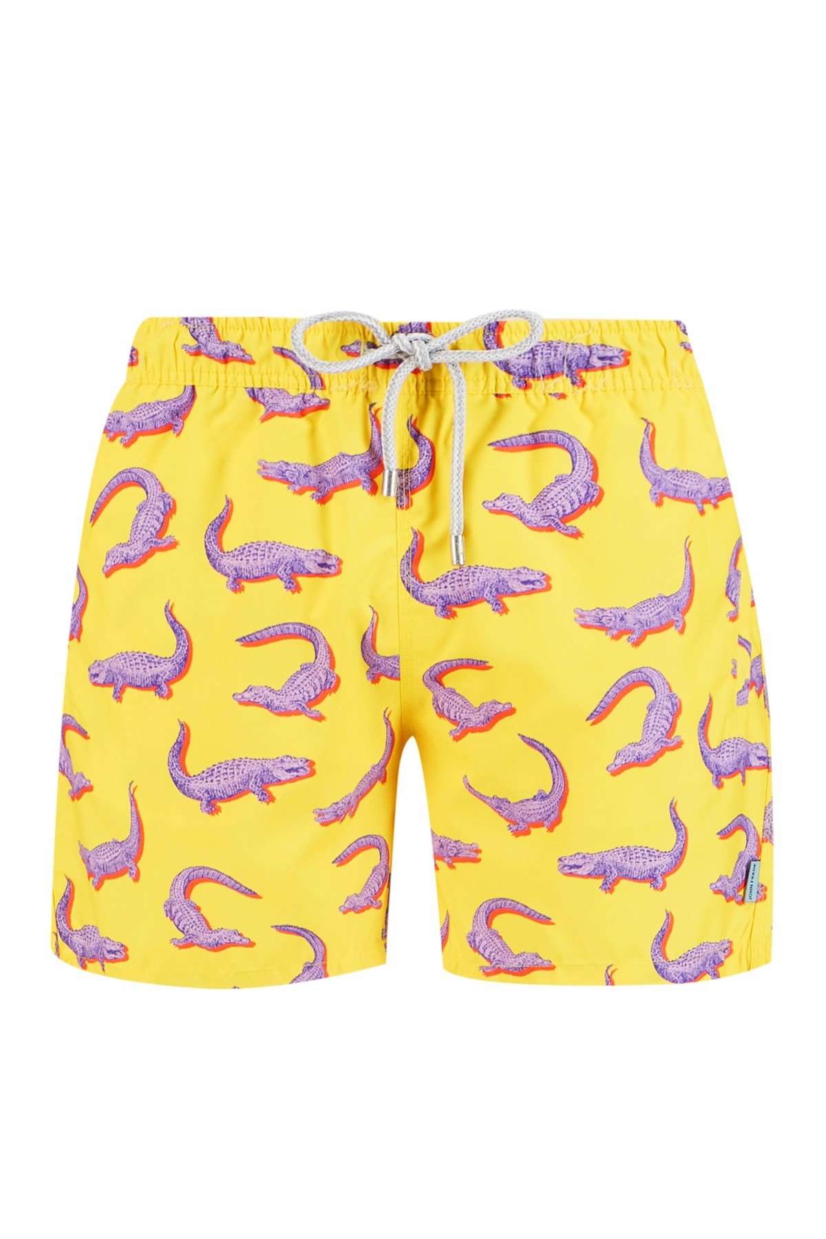 John Frank Crocodile Yellow Deniz Şortu