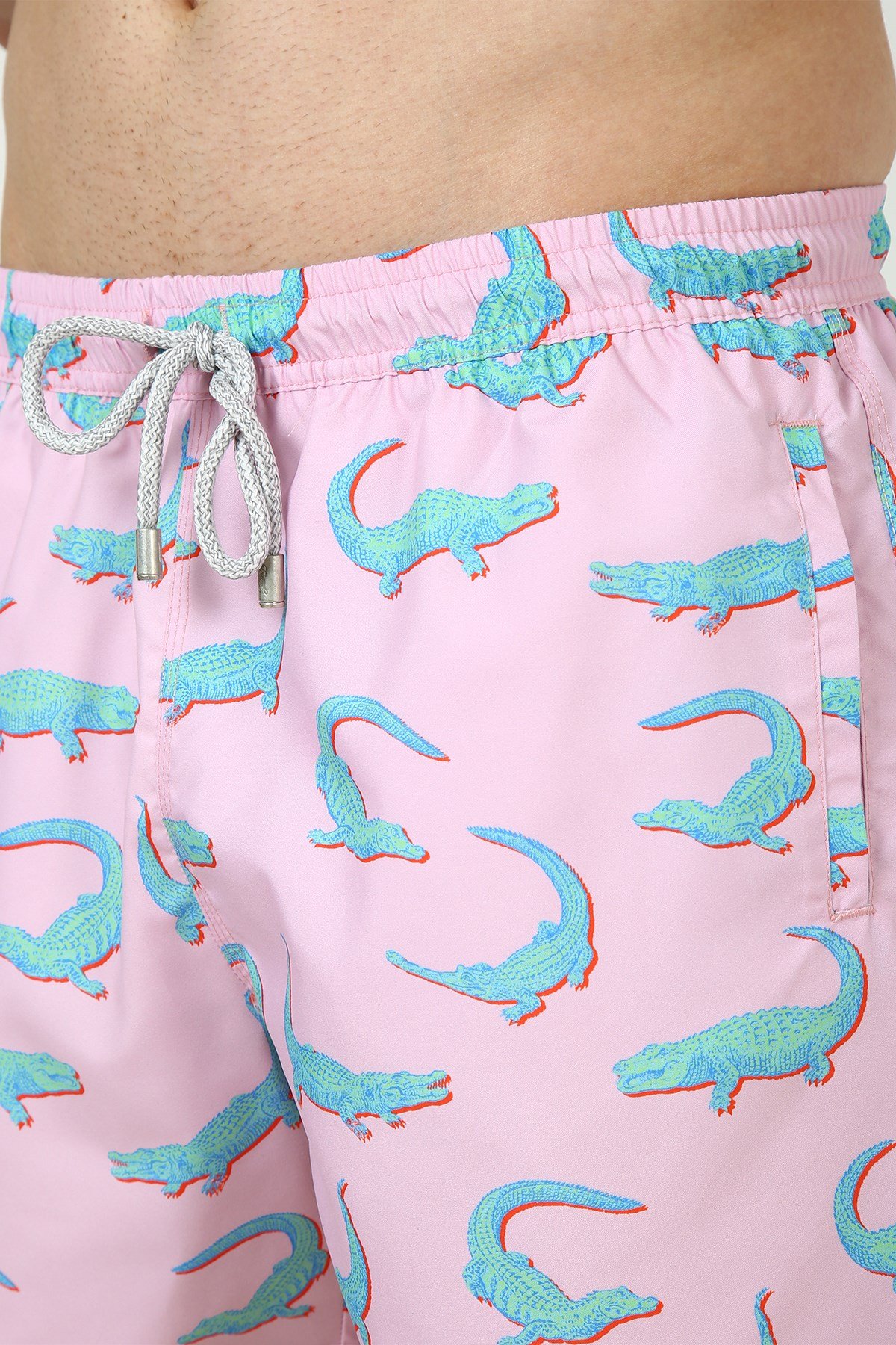 John Frank Crodile Pink Deniz Şortu