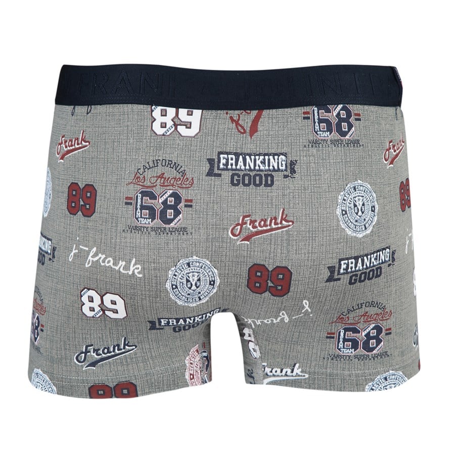 JOHN FRANK BASKILI BOXER GRİ