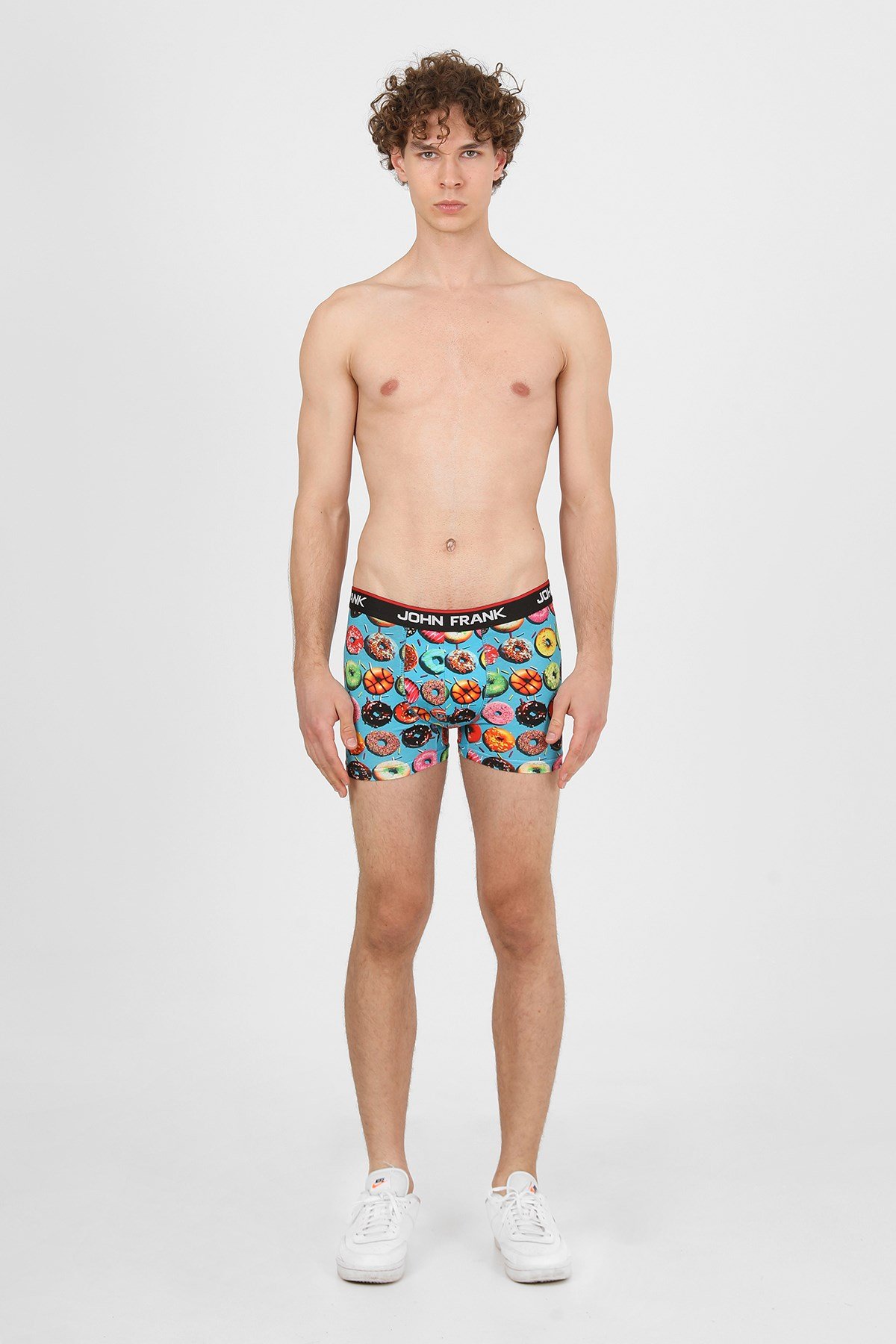 JOHN FRANK DİJİTAL BASKILI BOXER MULTICOLOR