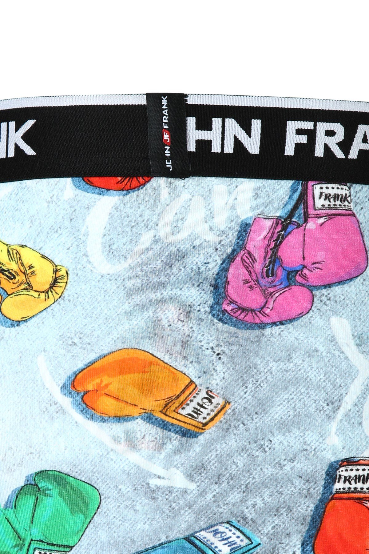 JOHN FRANK DİJİTAL BASKILI BOXER MULTICOLOR
