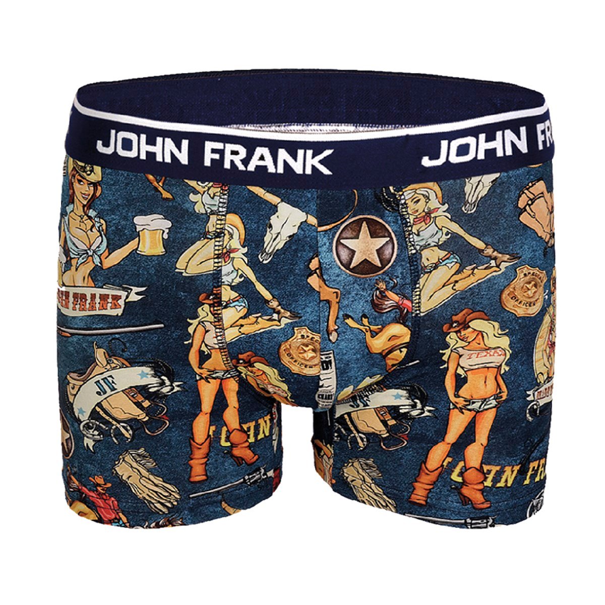 JOHN FRANK DİJİTAL BASKILI BOXER MULTICOLOR