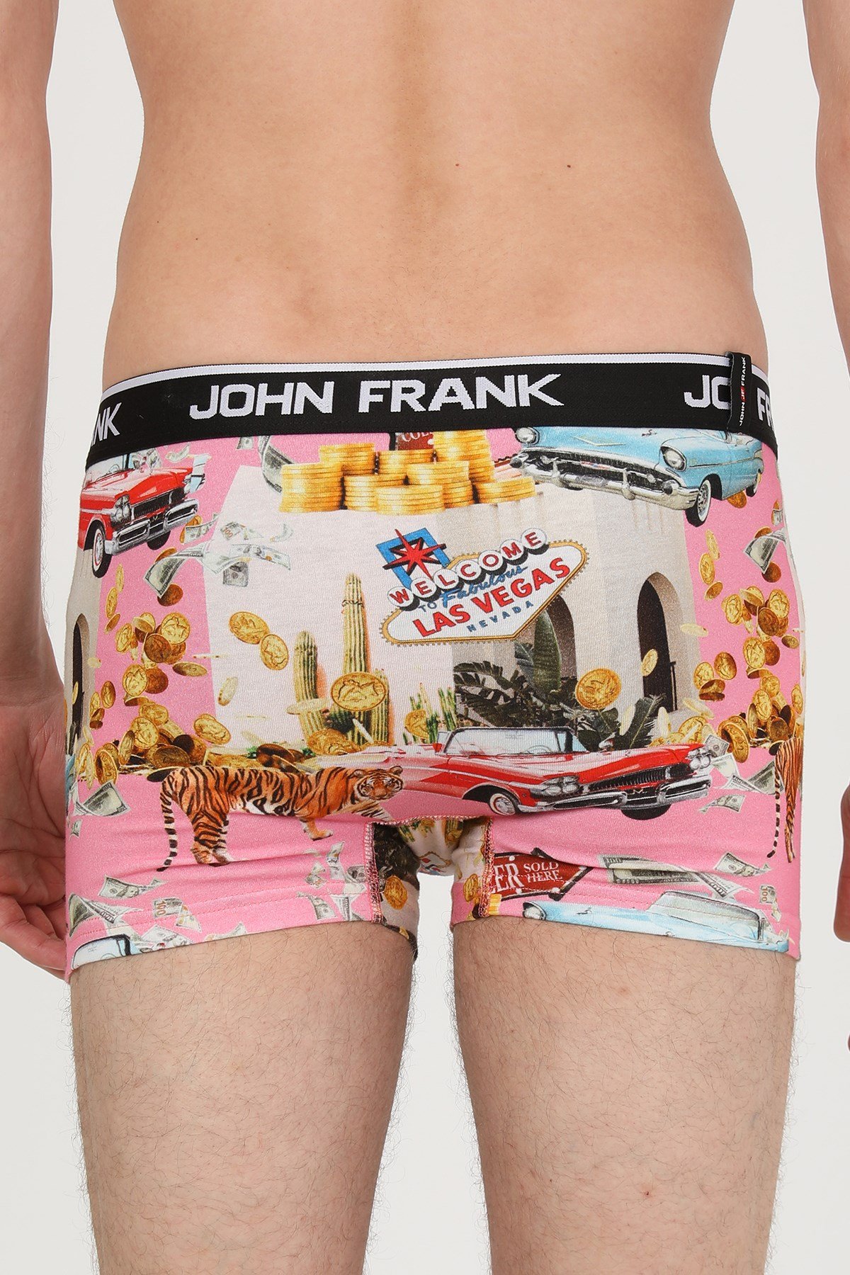 JOHN FRANK DİJİTAL BASKILI BOXER MULTICOLOR