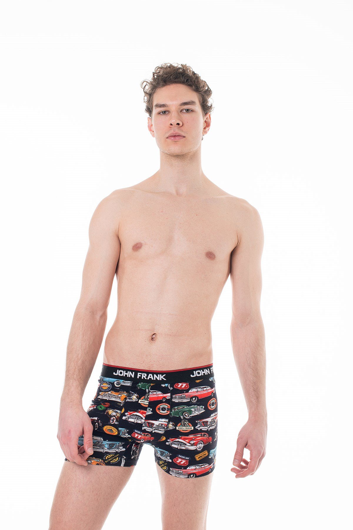 JOHN FRANK DİJİTAL BASKILI BOXER MULTICOLOR