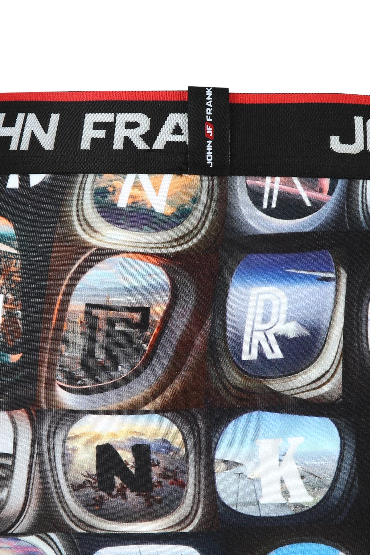 JOHN FRANK DİJİTAL BASKILI BOXER MULTICOLOR
