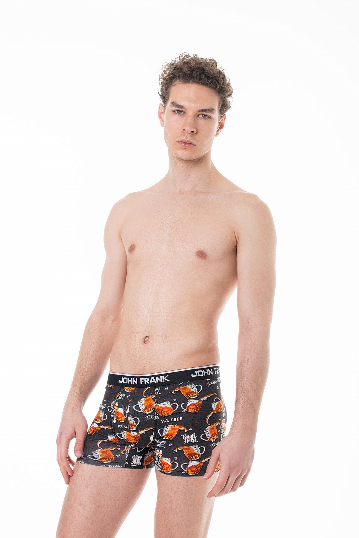 JOHN FRANK DİJİTAL BASKILI BOXER MULTICOLOR