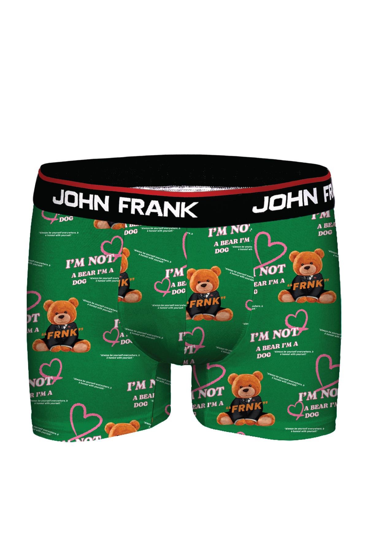 JOHN FRANK DİJİTAL BASKILI BOXER MULTICOLOR