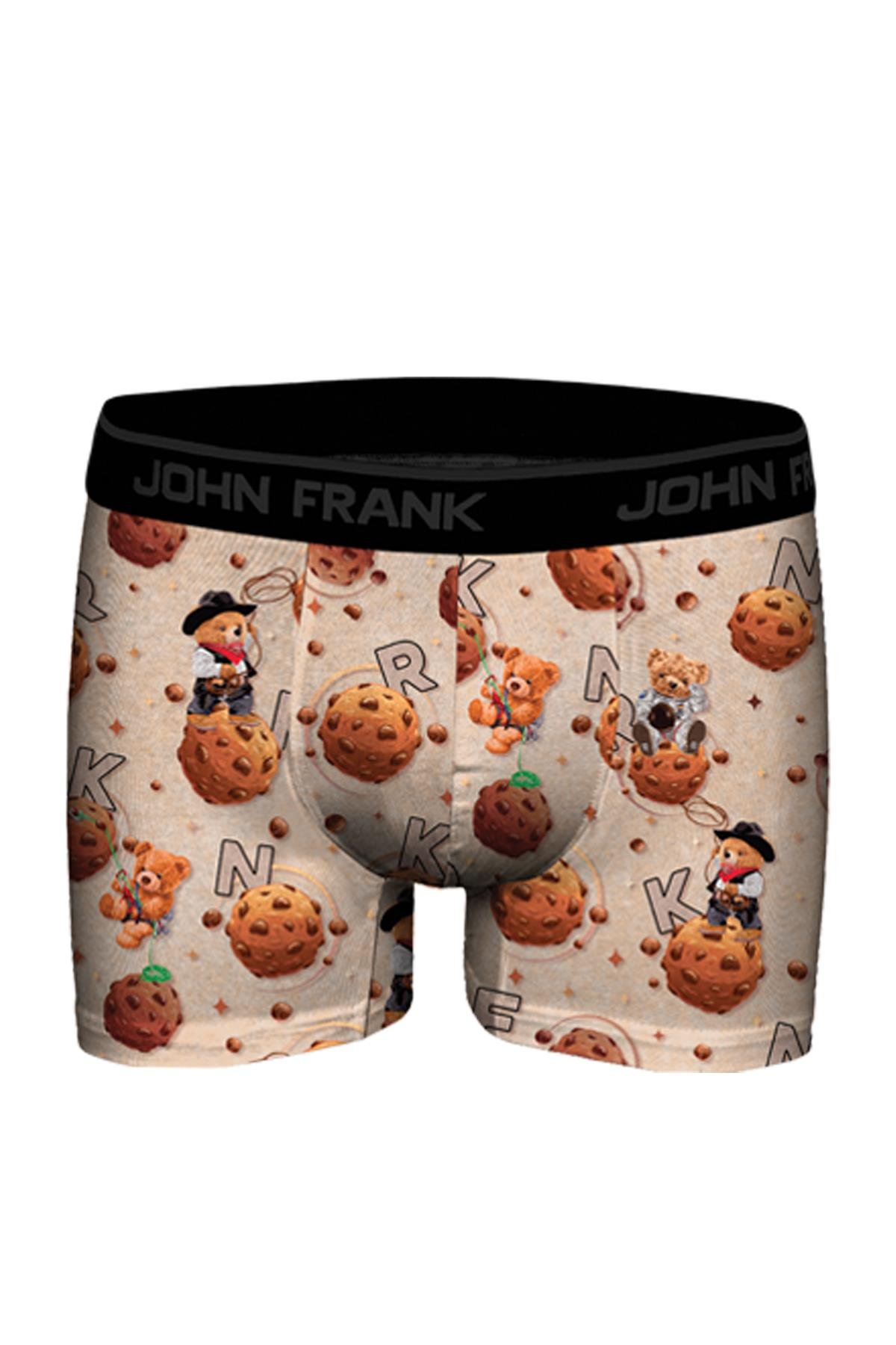 JOHN FRANK DİJİTAL BASKILI BOXER MULTICOLOR