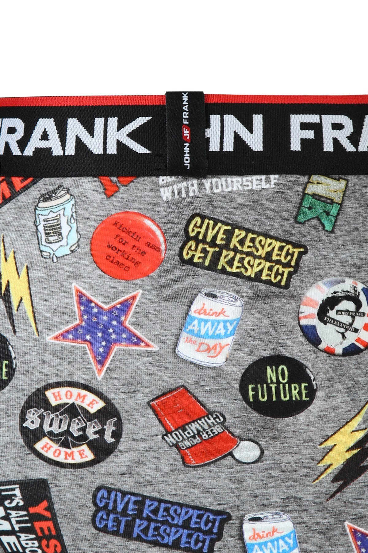 JOHN FRANK DİJİTAL BASKILI BOXER MULTICOLOR