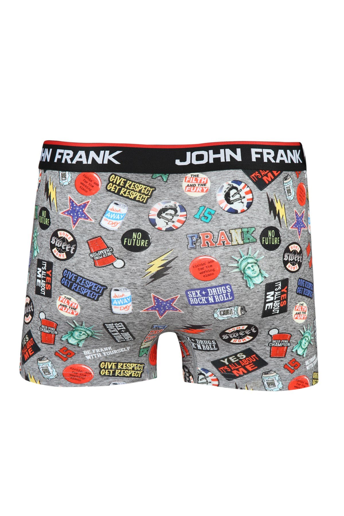JOHN FRANK DİJİTAL BASKILI BOXER MULTICOLOR