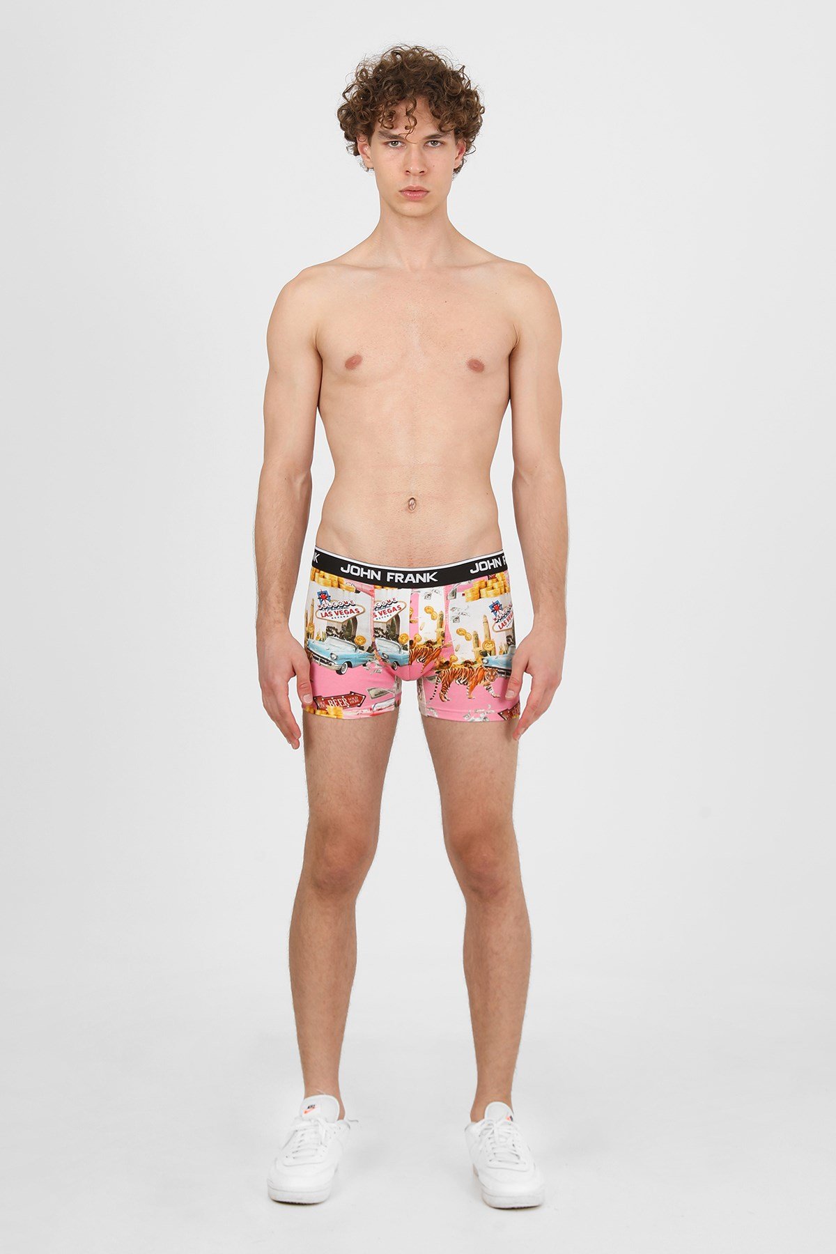 JOHN FRANK DİJİTAL BASKILI BOXER MULTICOLOR