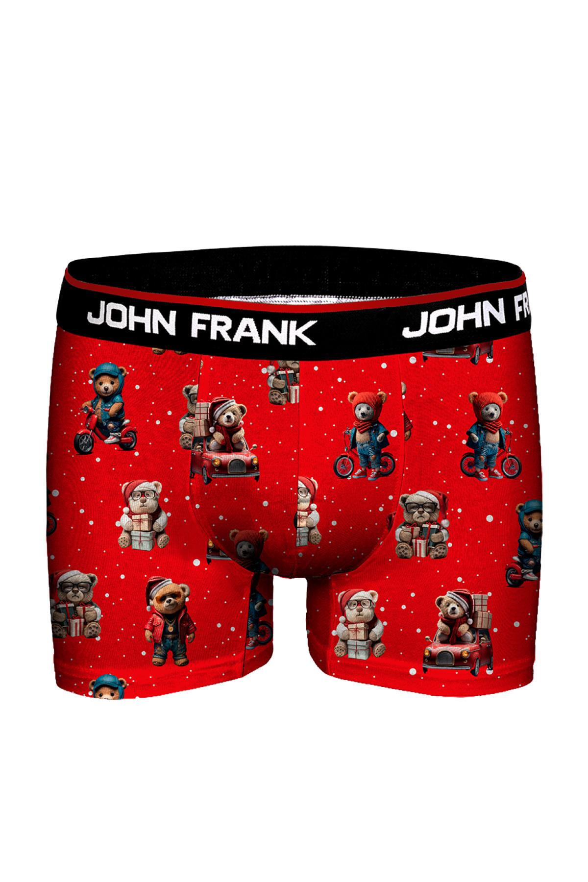 JOHN FRANK DİJİTAL BASKILI BOXER MULTICOLOR