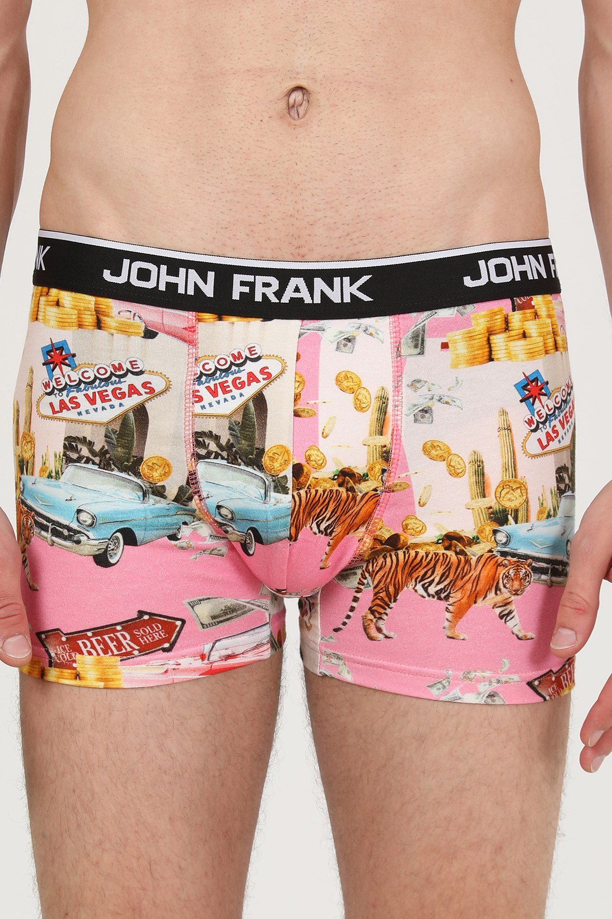 JOHN FRANK DİJİTAL BASKILI BOXER MULTICOLOR
