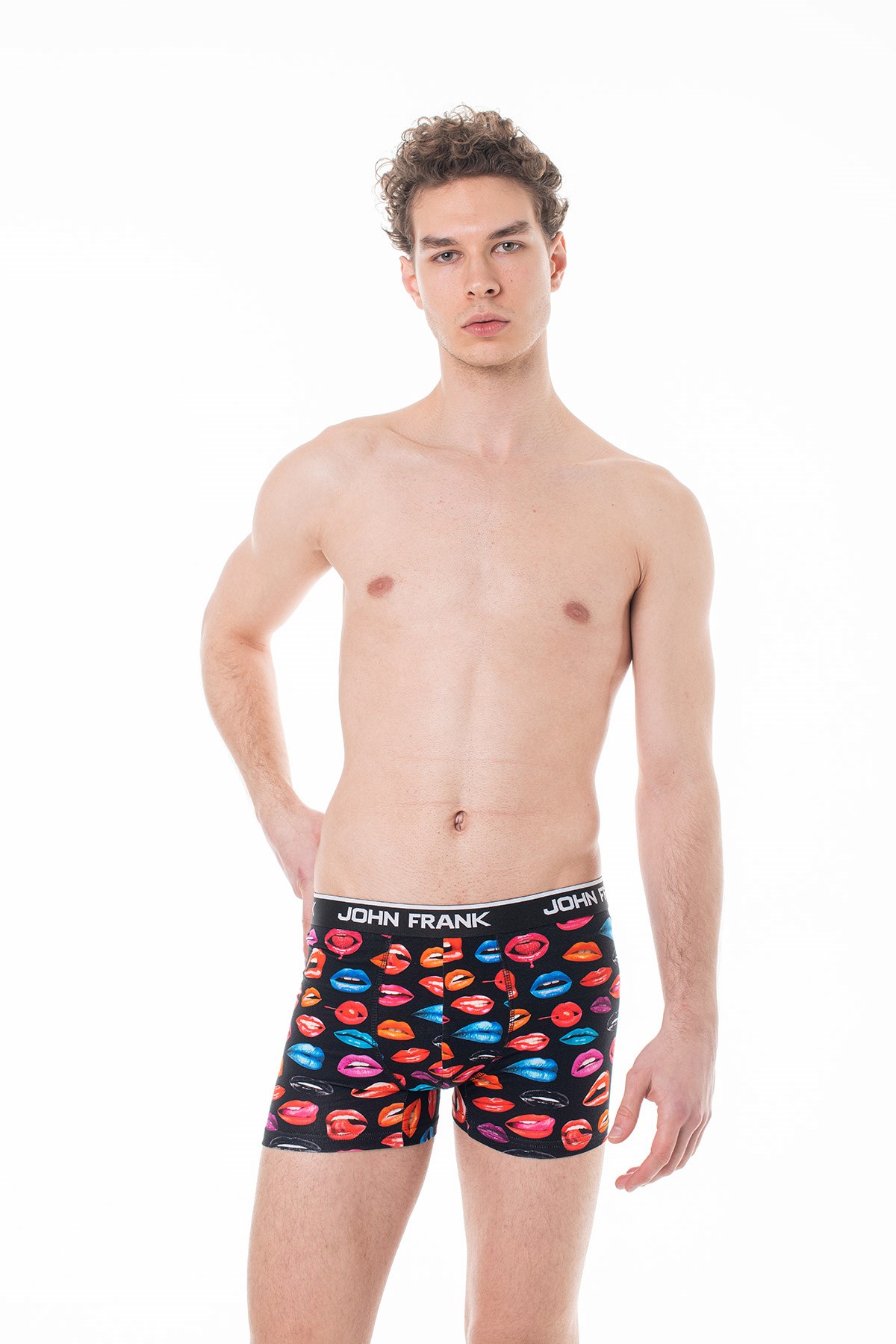 JOHN FRANK DİJİTAL BASKILI BOXER MULTICOLOR