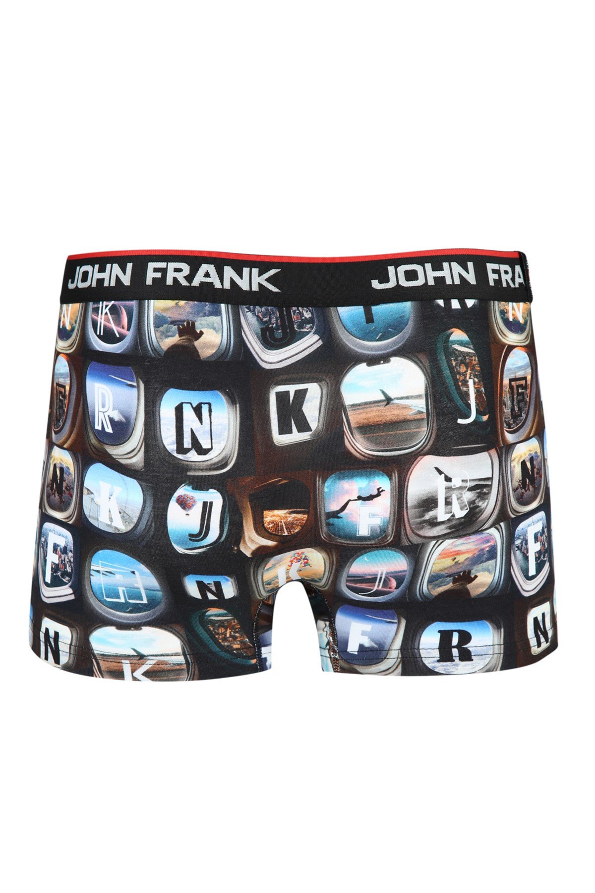JOHN FRANK DİJİTAL BASKILI BOXER MULTICOLOR