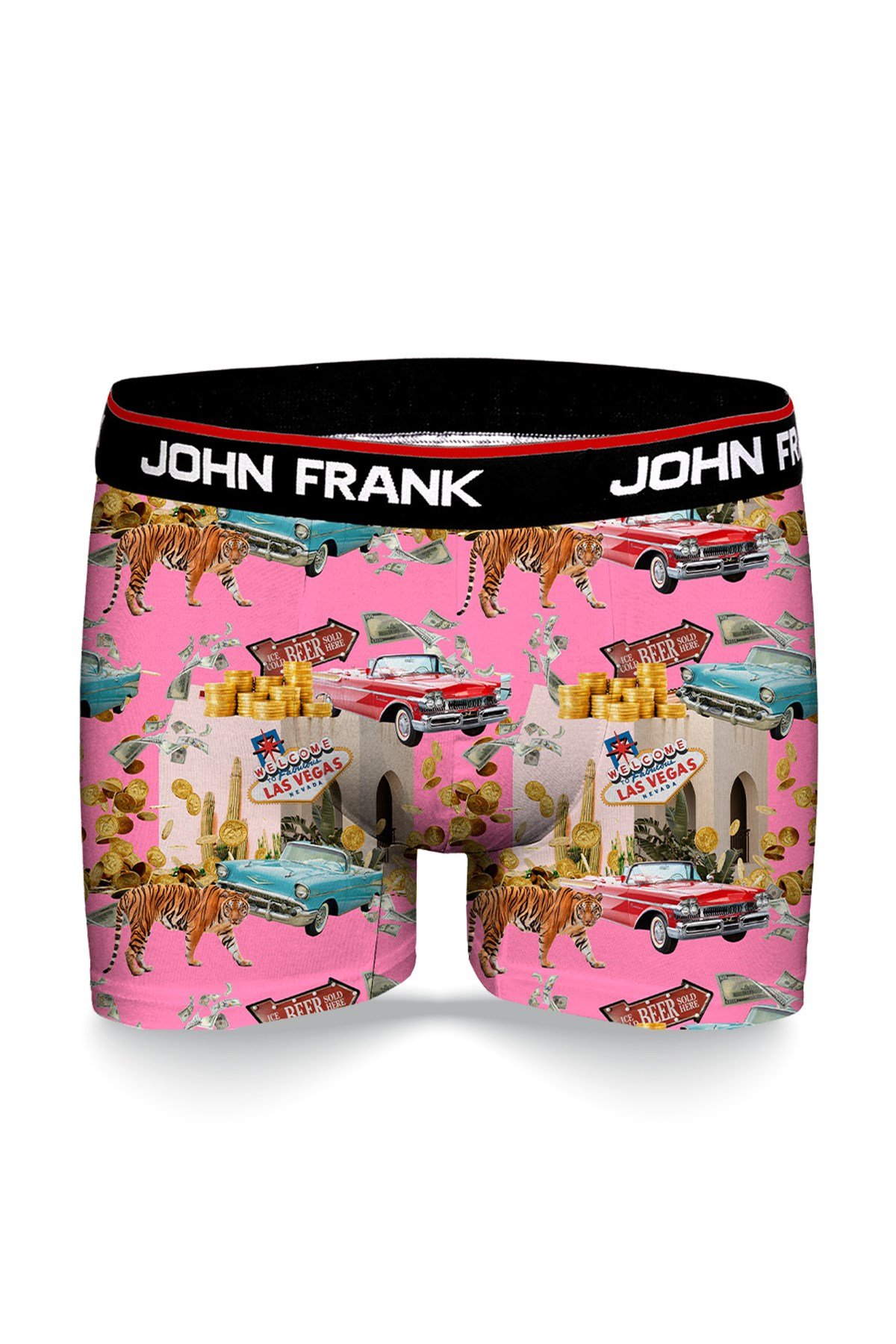 JOHN FRANK DİJİTAL BASKILI BOXER MULTICOLOR