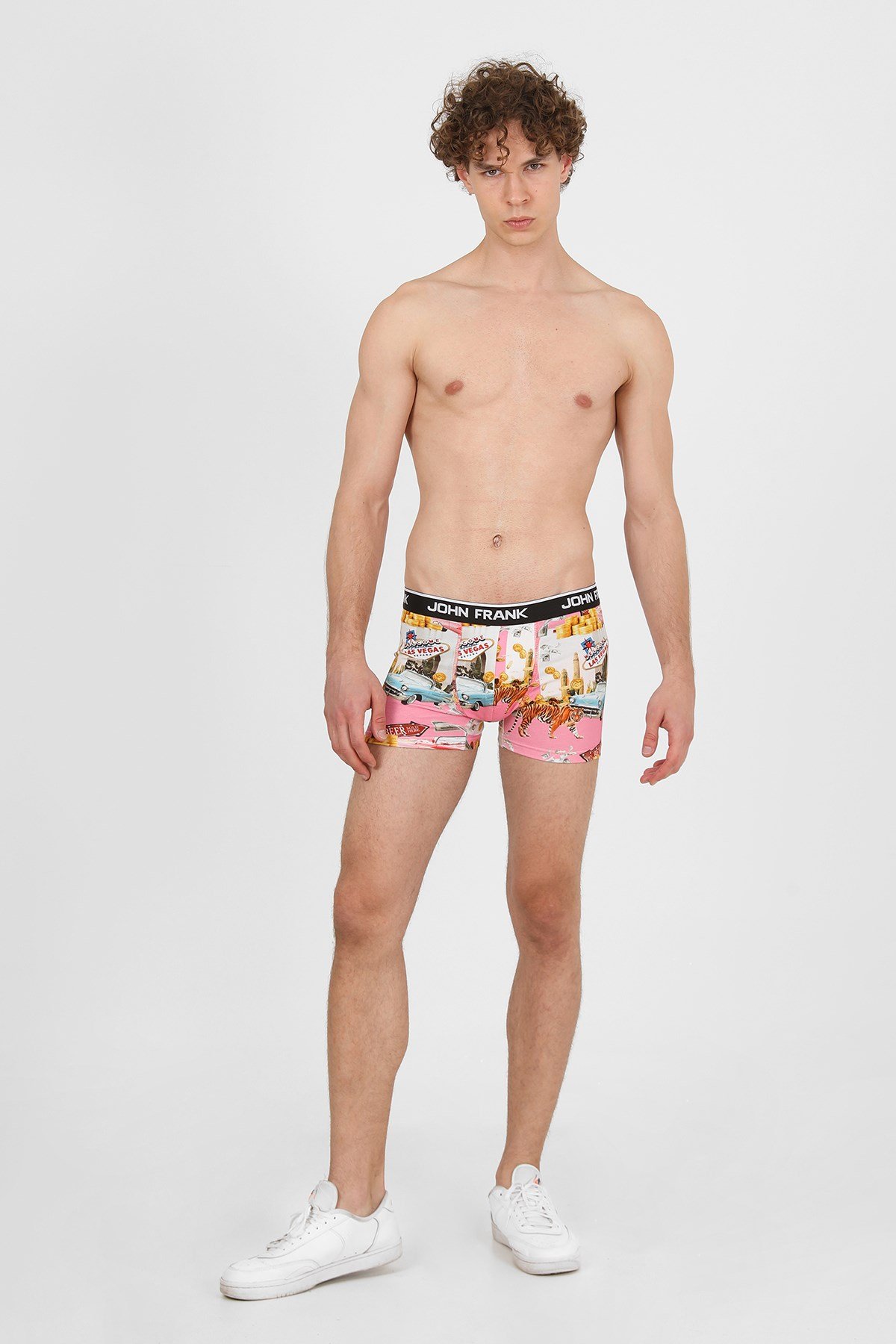 JOHN FRANK DİJİTAL BASKILI BOXER MULTICOLOR