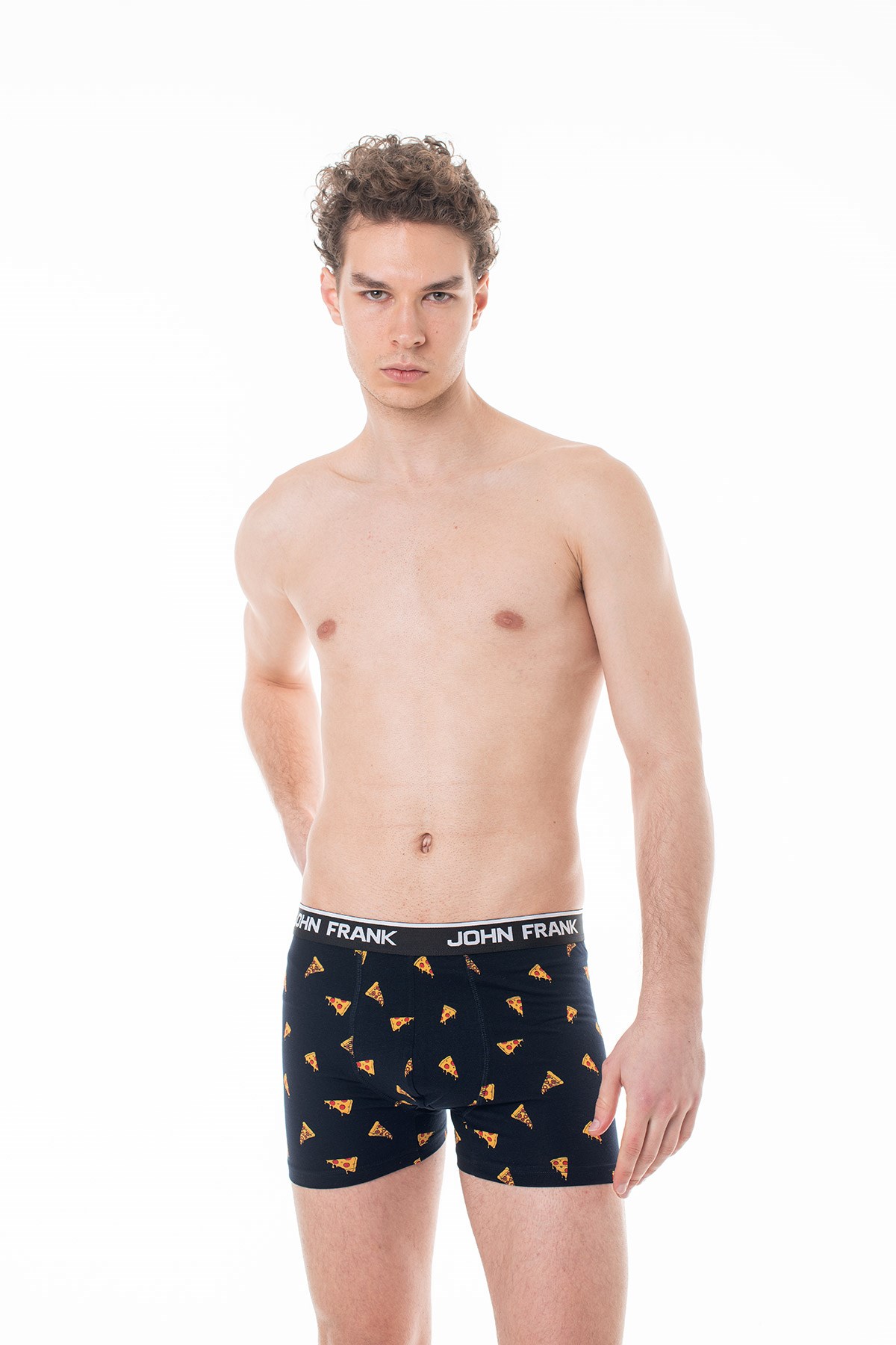 JOHN FRANK DİJİTAL BASKILI BOXER MULTICOLOR