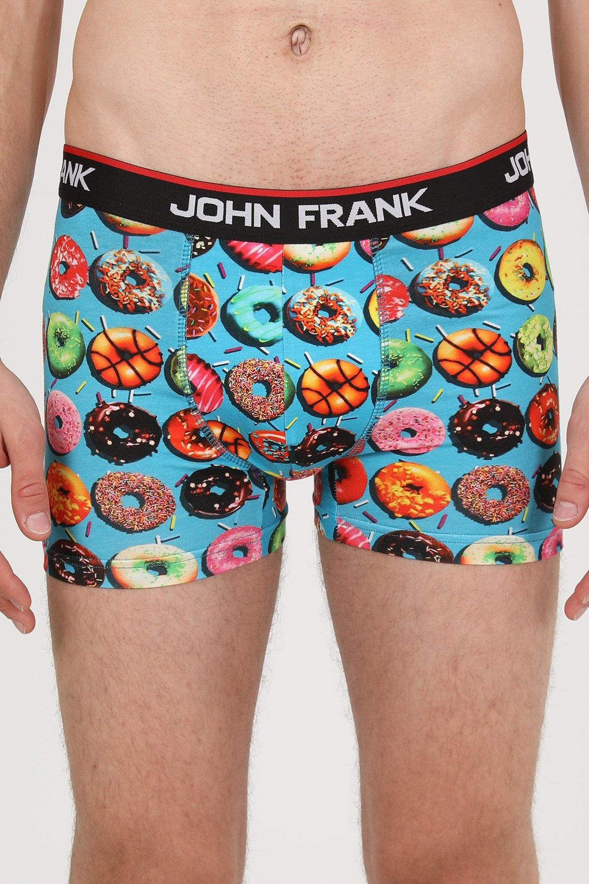 JOHN FRANK DİJİTAL BASKILI BOXER MULTICOLOR