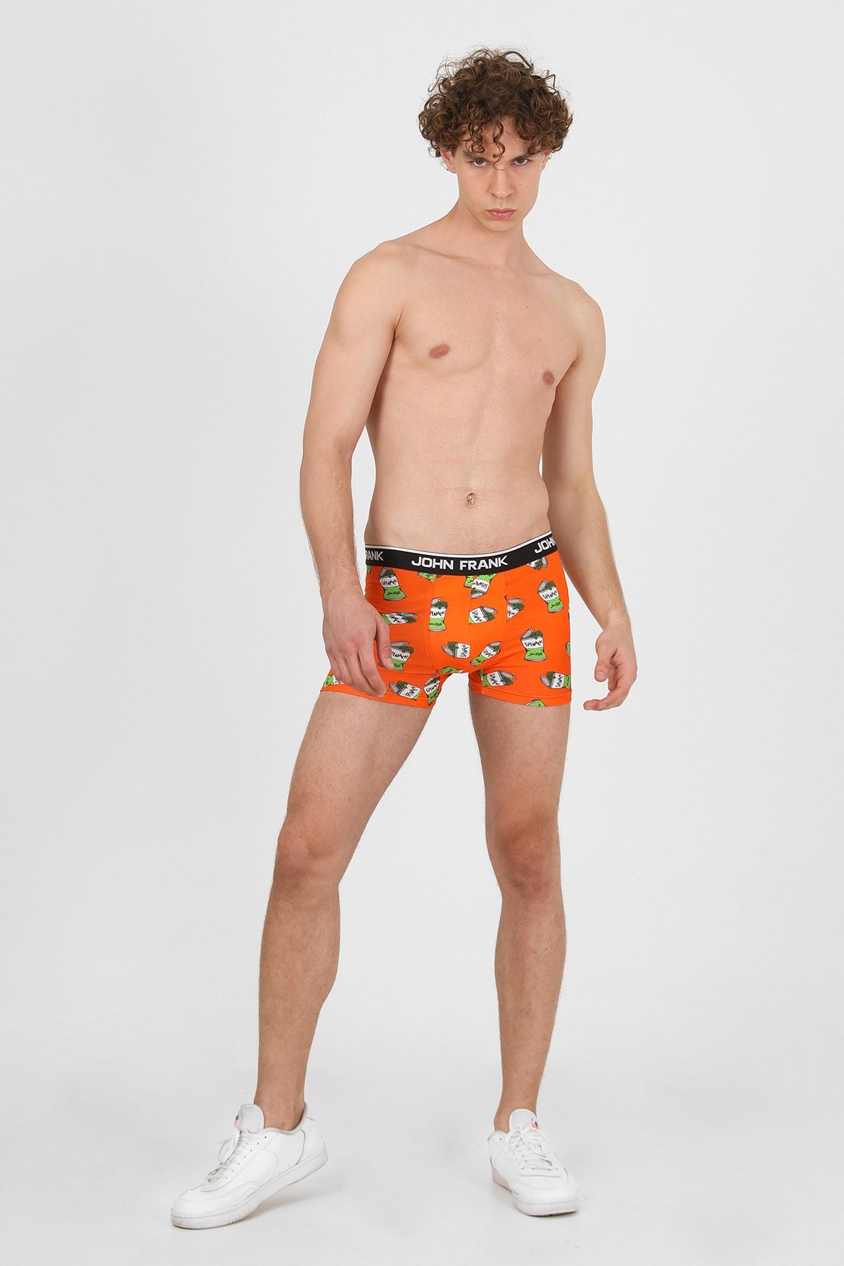 JOHN FRANK DİJİTAL BASKILI BOXER MULTICOLOR