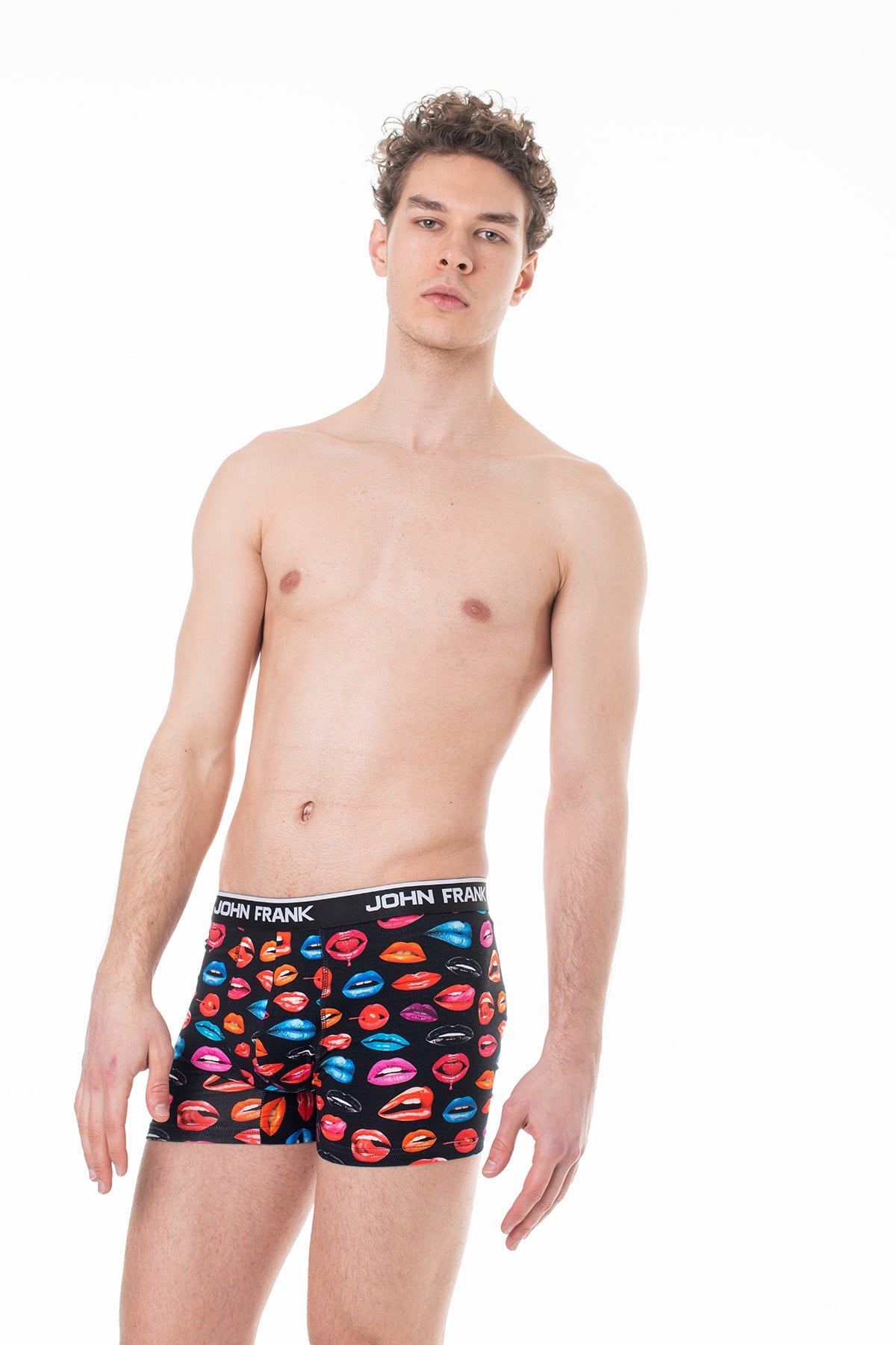 JOHN FRANK DİJİTAL BASKILI BOXER MULTICOLOR