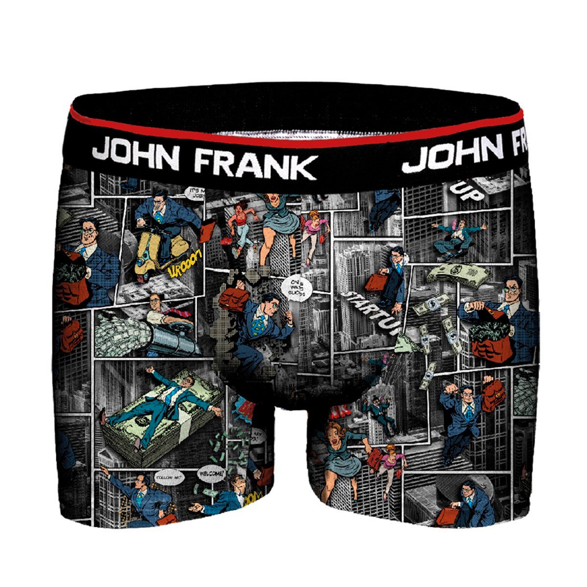 JOHN FRANK DİJİTAL BASKILI BOXER MULTICOLOR