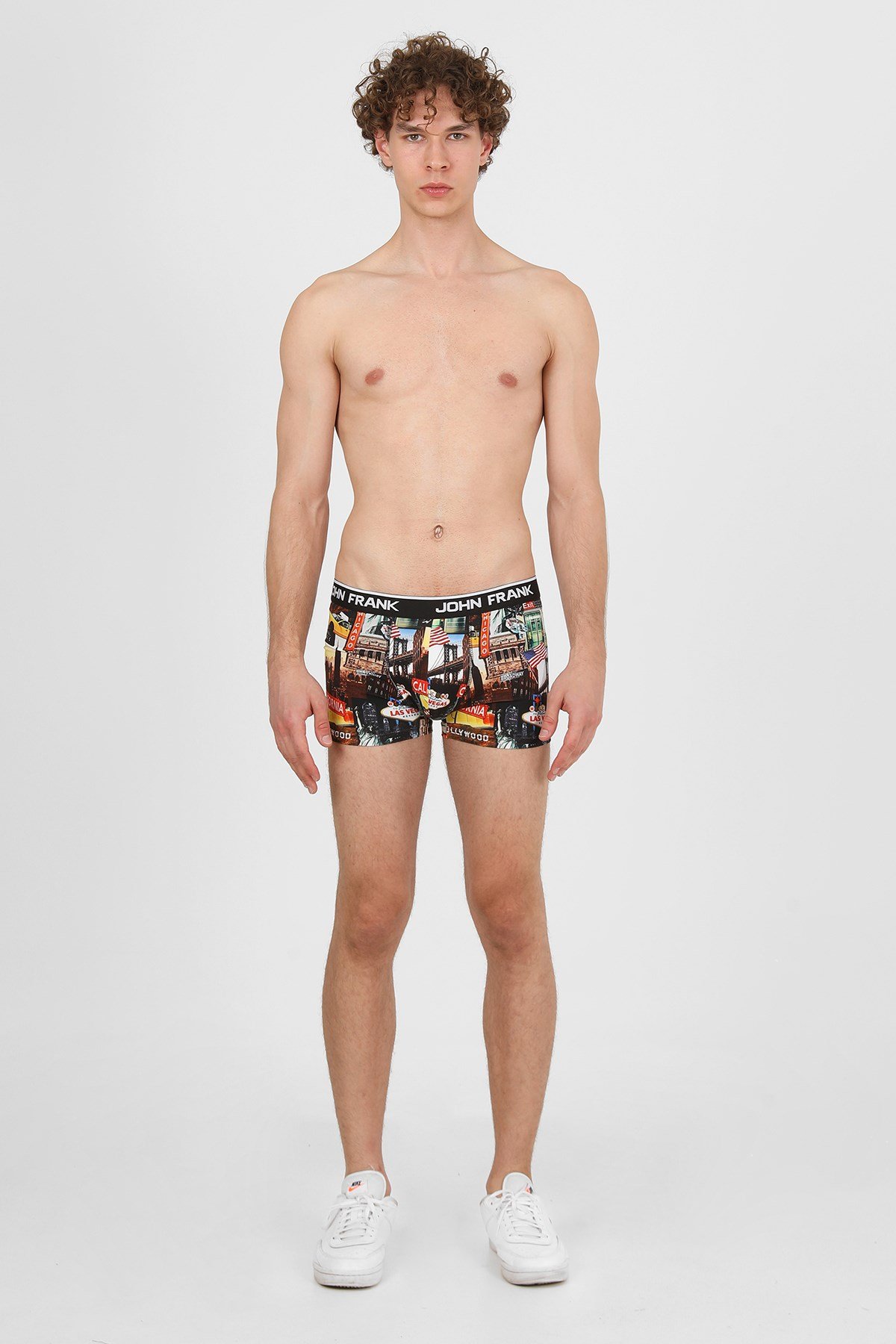 JOHN FRANK DİJİTAL BASKILI BOXER MULTICOLOR