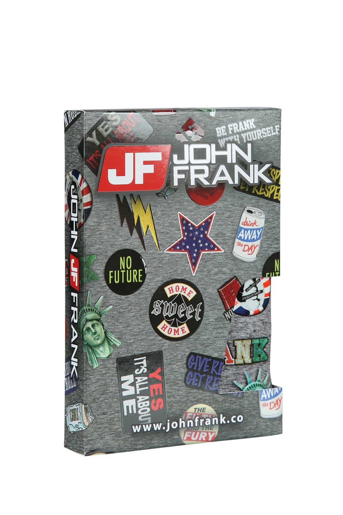 JOHN FRANK DİJİTAL BASKILI BOXER MULTICOLOR