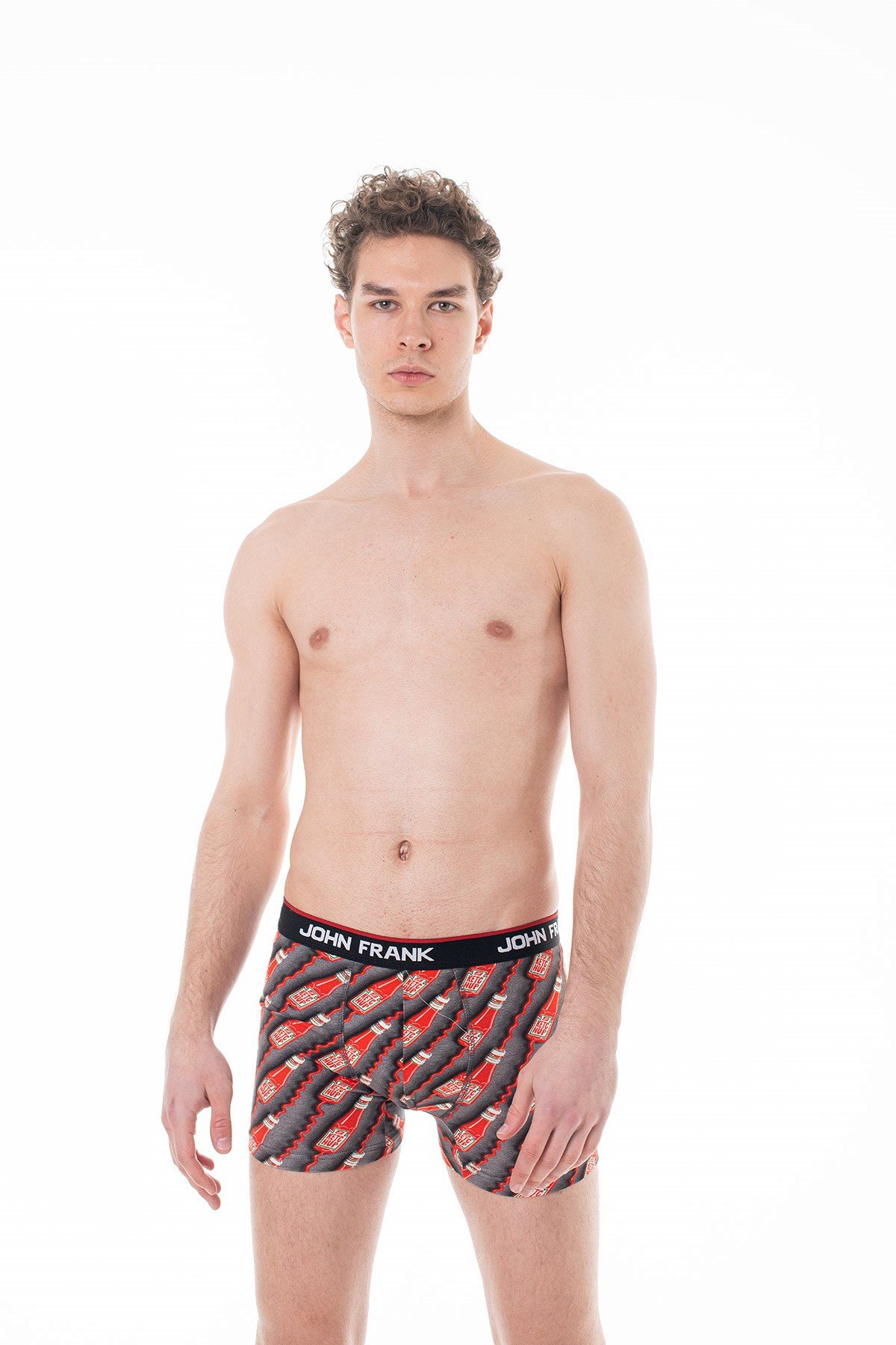 JOHN FRANK DİJİTAL BASKILI BOXER MULTICOLOR