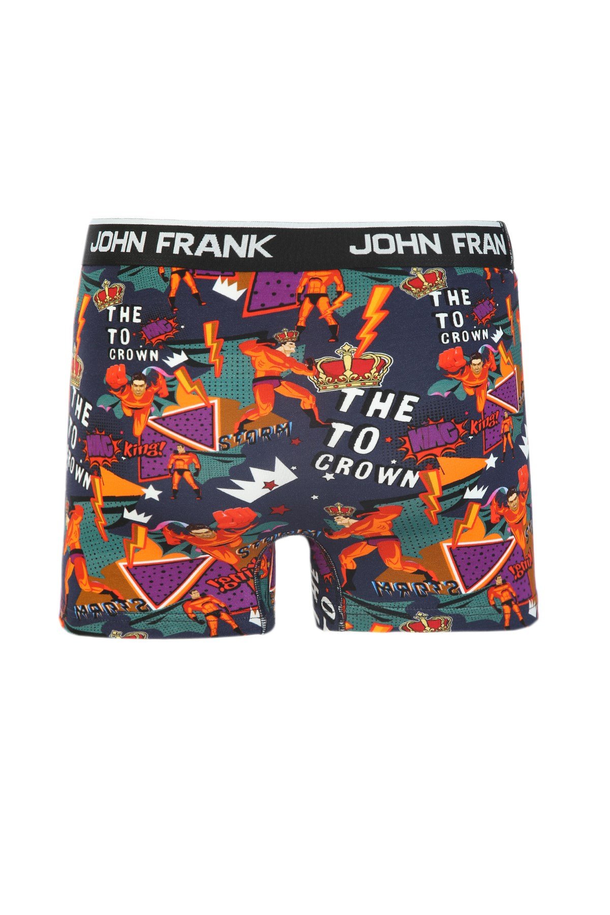 JOHN FRANK DİJİTAL BASKILI BOXER MULTICOLOR
