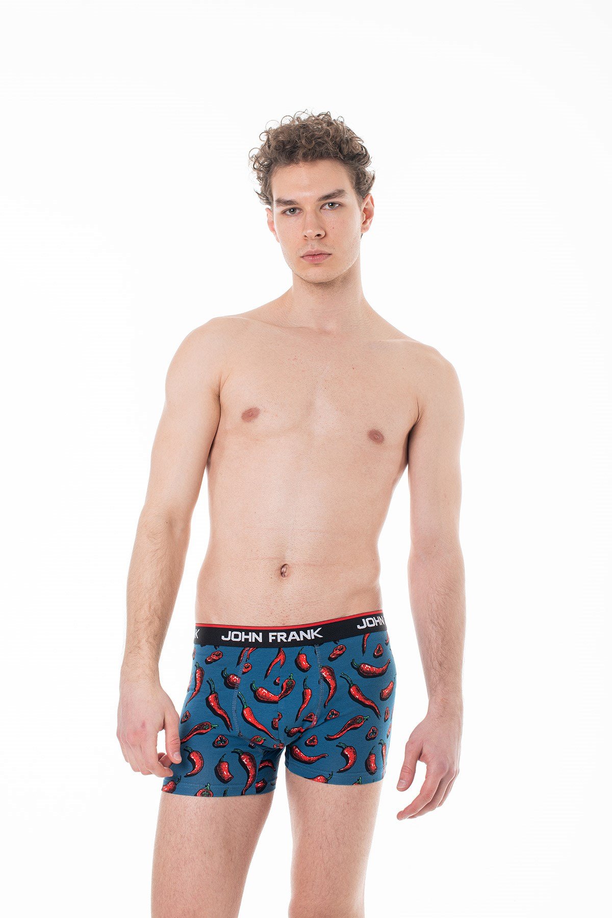 JOHN FRANK DİJİTAL BASKILI BOXER MULTICOLOR